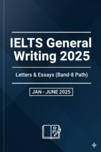 IELTS General Writing 2025 — Letters & Essays (Band-8 Path)