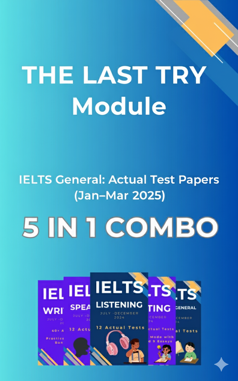 IELTS eBooks bundle cover — The Last Try Module